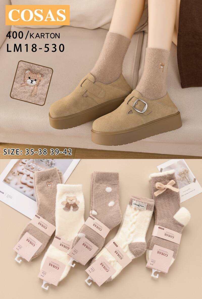 Skarpety damskie Roz 35-42, Mix kolor Paczka 40 szt